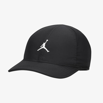 Jordan | DRI-FIT CLUB UNSTRUCTURED CURVED BILL CAP  { BLACK/BLACK/WHITE