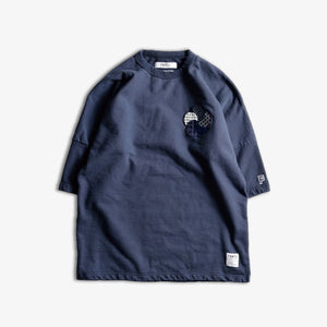 FDMTL | PATCH SWEAT TEE  { NAVY