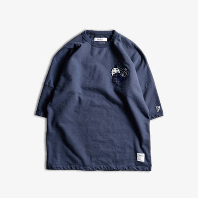 FDMTL | PATCH SWEAT TEE  { NAVY