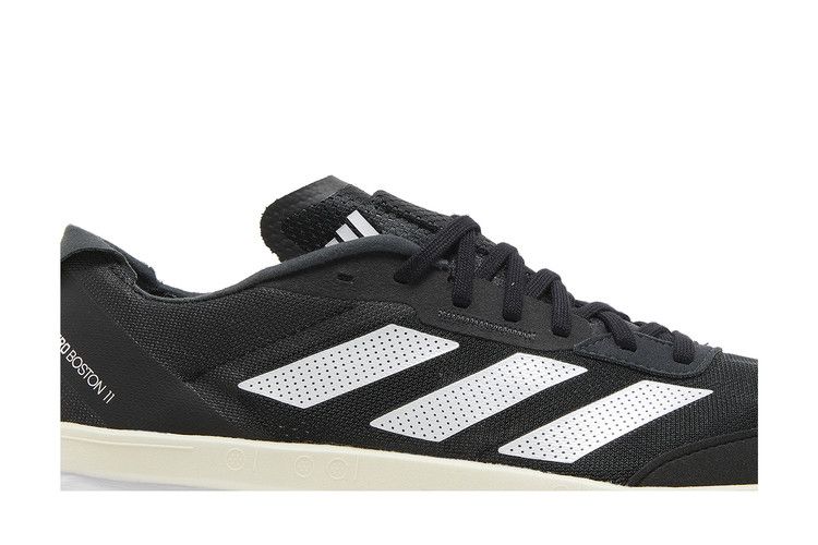 adidas Adizero Boston 11 Black White Carbon (Wide)