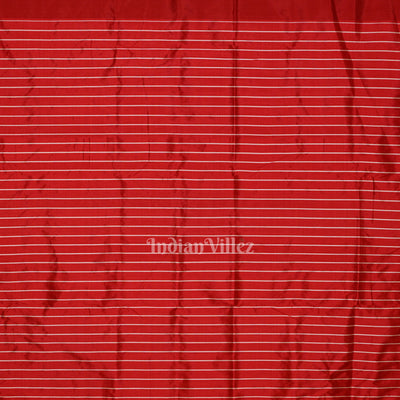 Exclusive Designer Mustard Yellow with Red Contemporary Silk Saree