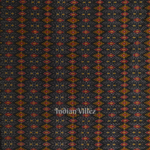 Multi Color Pochampally Ikat Silk & Cotton (Sico) Fabric