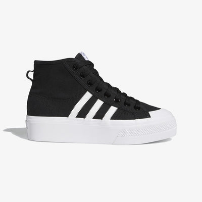 Adidas Originals | NIZZA PLATFORM MID  { BLACK