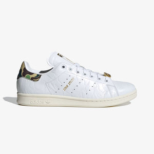 Adidas Originals | X BAPE STAN SMITH { WHITE/CLOUD WHITE/OFF WHITE