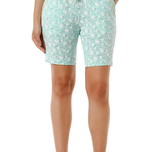 Sleep Shorts  - Blue Light Floral Print