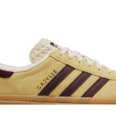 adidas Gazelle Bold Almost Yellow Maroon (Women's)