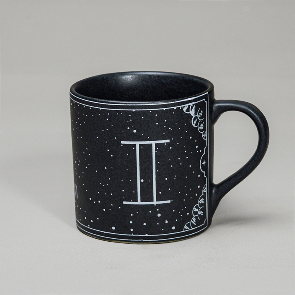 Black - Ceramic Sunsign Theme Coffee Mug Gemini (350ml)
