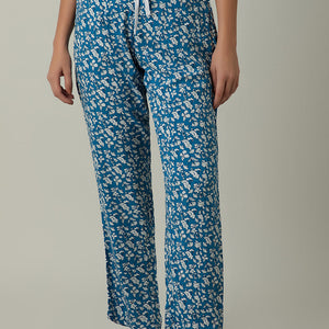 Full Length Pyjama Bottom - Vallarta Ditsy Print