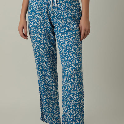 Full Length Pyjama Bottom - Vallarta Ditsy Print