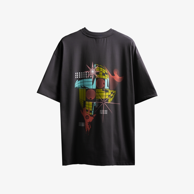 Superkicks | SPACEMAN DISCO T-SHIRT  { ASPHALT
