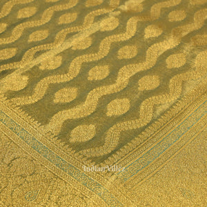 Golden Sky Pure Kanjivaram Tissue Silk Saree