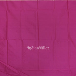Pink Red Single Butta Contemporary Bomkai Silk Saree
