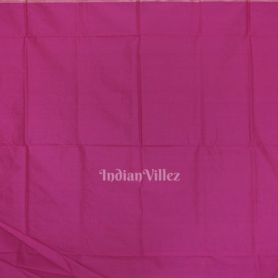 Pink Red Single Butta Contemporary Bomkai Silk Saree