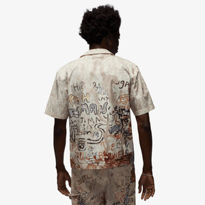 Jordan | AIR JORDAN CAMP SHIRT { OFF WHITE/MULTI
