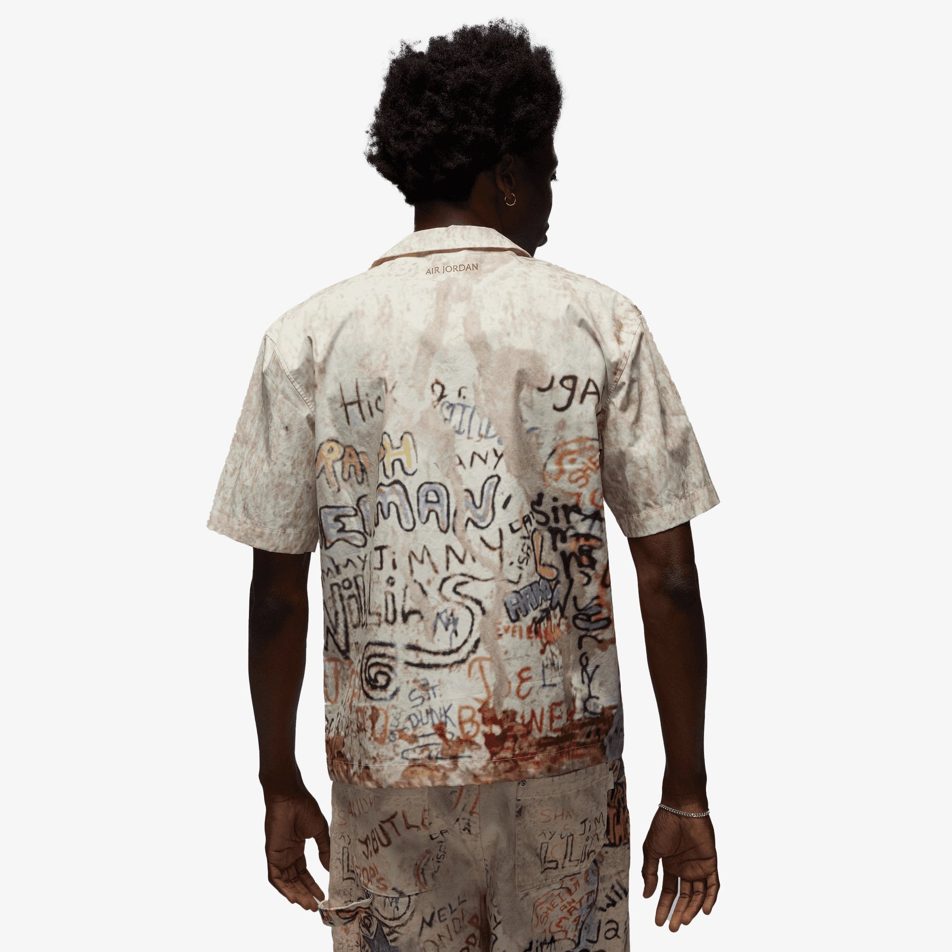 Jordan | AIR JORDAN CAMP SHIRT { OFF WHITE/MULTI