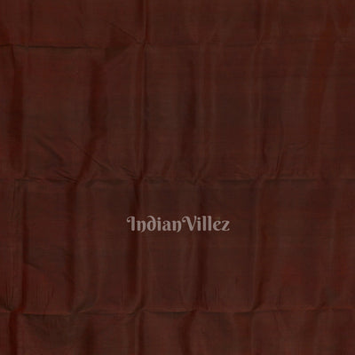 Maroon Dual Tone Butterfly Design Contemporary Silk Saree