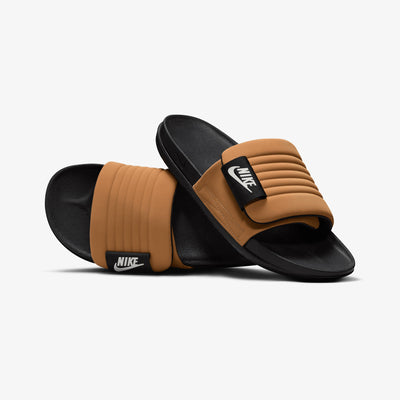 Nike | OFFCOURT ADJUST  { FLAX/SAIL-BLACK