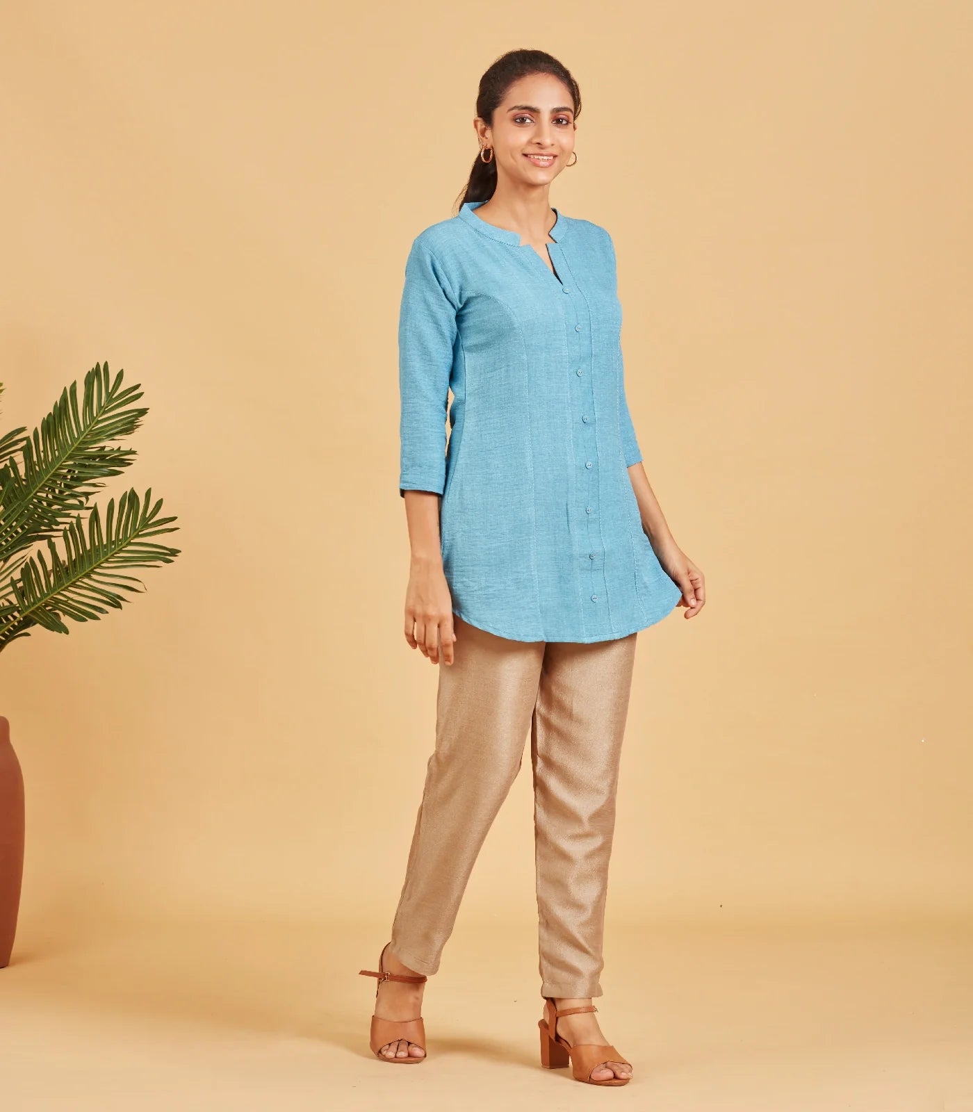 Sky Blue Short Top
