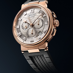 Breguet Marine Chronographe Silver Dial Men 42.3 mm