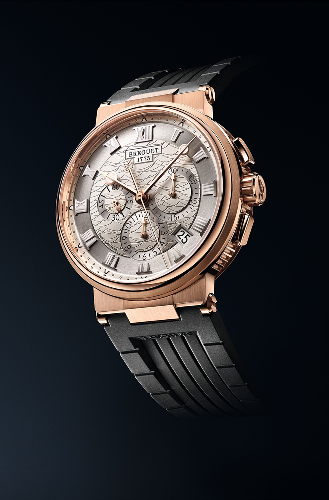 Breguet Marine Chronographe Silver Dial Men 42.3 mm