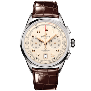 Breitling Premier B01 Chronograph Cream Dial Men 42mm