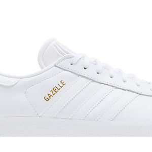 adidas Gazelle White/White-Gold Metallic