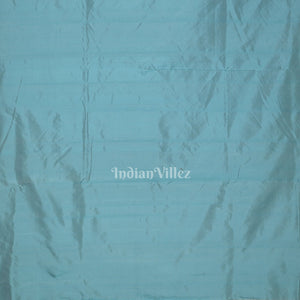 Exclusive Sky Blue Butti Paithani Silk Saree