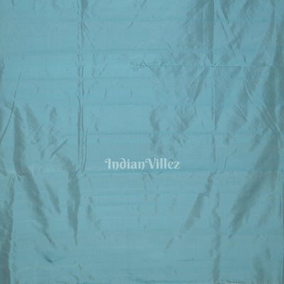 Exclusive Sky Blue Butti Paithani Silk Saree