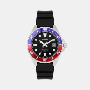 Enticer Men Quartz Black Dial Analog Resin Watch A2194