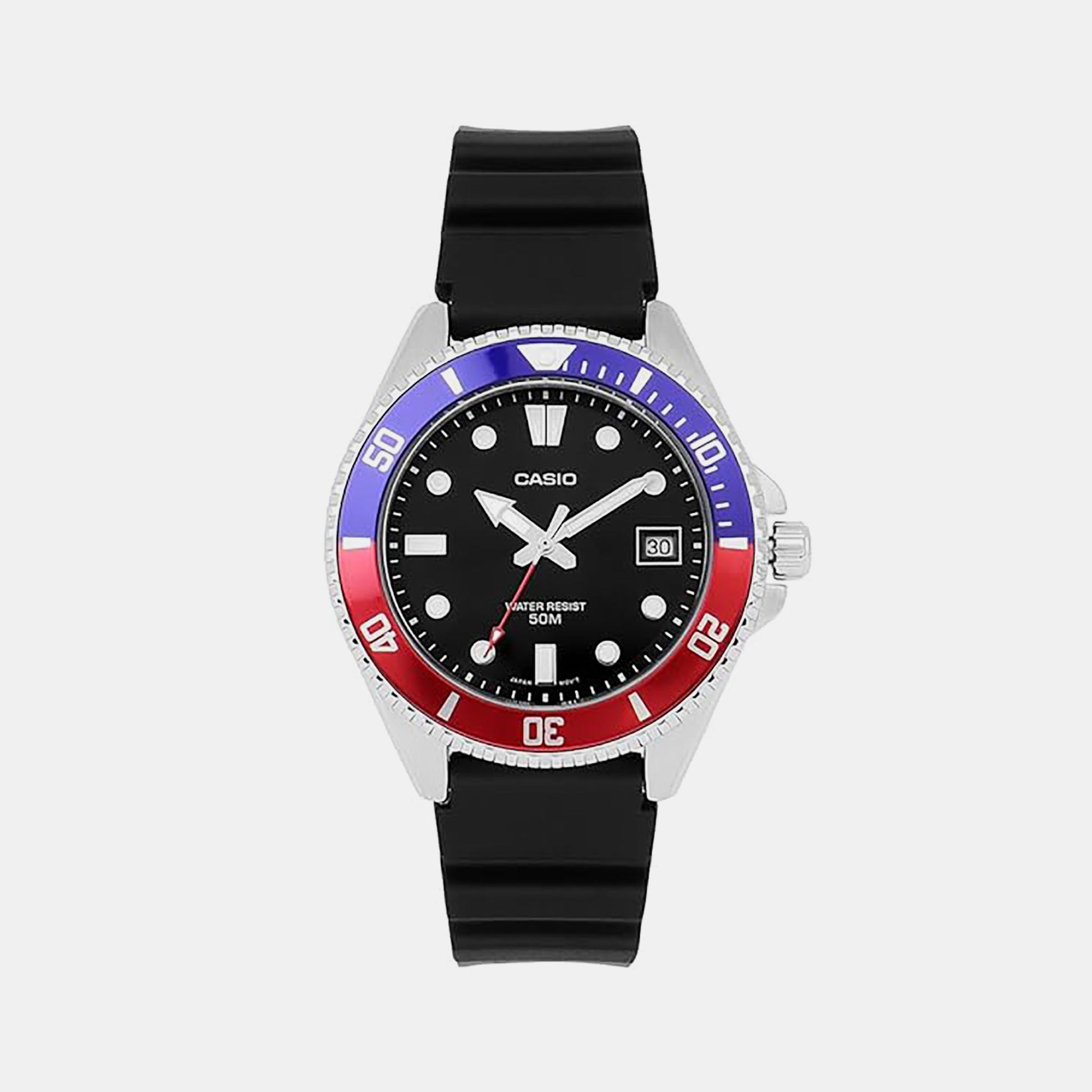 Enticer Men Quartz Black Dial Analog Resin Watch A2194