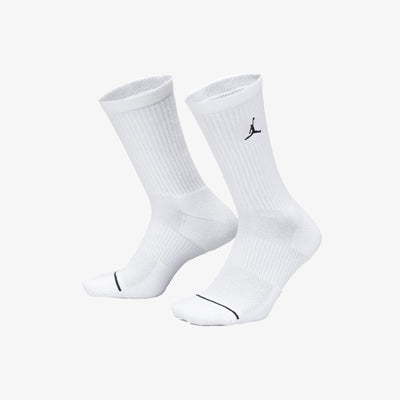 Jordan | EVERYDAY CREW SOCKS (3 PAIRS)  { WHITE/BLACK