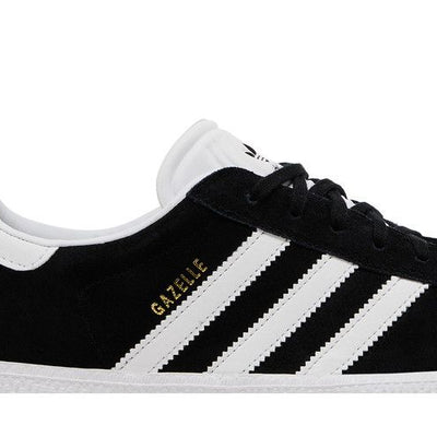 adidas Gazelle Core Black Cloud White Gold Metallic (GS)