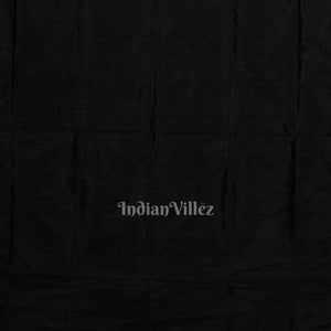 Black Grey Pasapali Sambalpuri Silk Saree