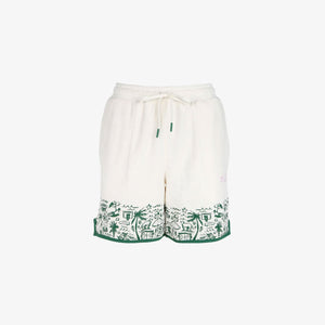 PUMA | THE FAIRGROUNDS TERRY BASKETBALL SHORTS { FROSTED LVORY