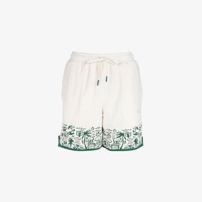PUMA | THE FAIRGROUNDS TERRY BASKETBALL SHORTS { FROSTED LVORY