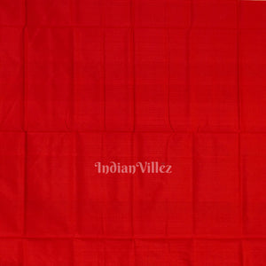 Red White Pasapali Theme Pure Sambalpuri Silk Saree