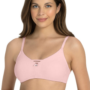 All Day Pretty Non-padded Non-wired Support Bra - Crystal Rose