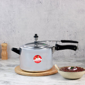 Ultima Induction Base 6.5L Aluminium Pressure Cooker With inner