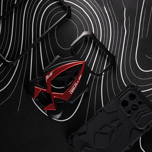 iPhone 14 Aventador Metal Silicone Hybrid Case