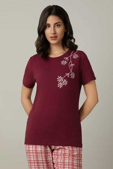 Shoulder Floral Print