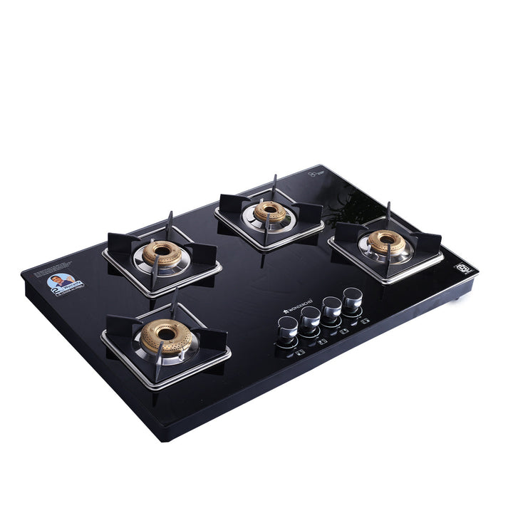 Octavia 4 Burner Glass Hob Top Auto Cooktop 8mm.