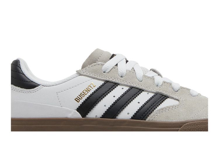adidas Busenitz Vulc II White Black Gum