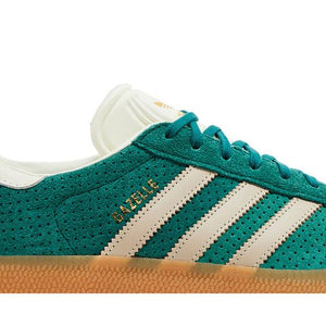 adidas Gazelle Collegiate Green Wonder Beige Gold Metallic