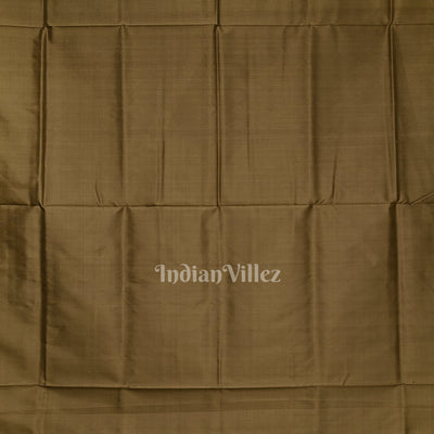 Moss Green Designer Odisha Ikat Sambalpuri Silk Saree