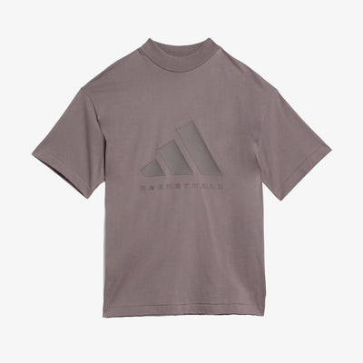 Adidas | BASKETBALL TEE  { CHARCOAL
