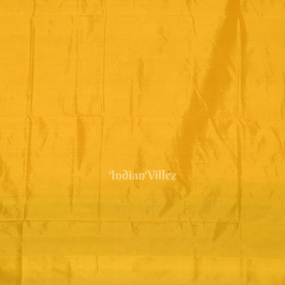 Royal Blue Yellow Tribal Theme Handloom Sambalpuri Silk Saree