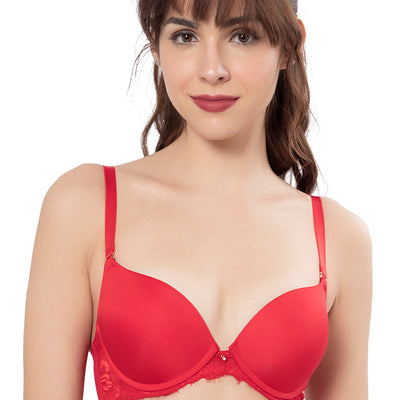 Miracle Lift Double Push-up Bra - Spanish Red