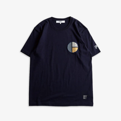 FDMTL | CIRCLE PATCH TEE  { BLUE
