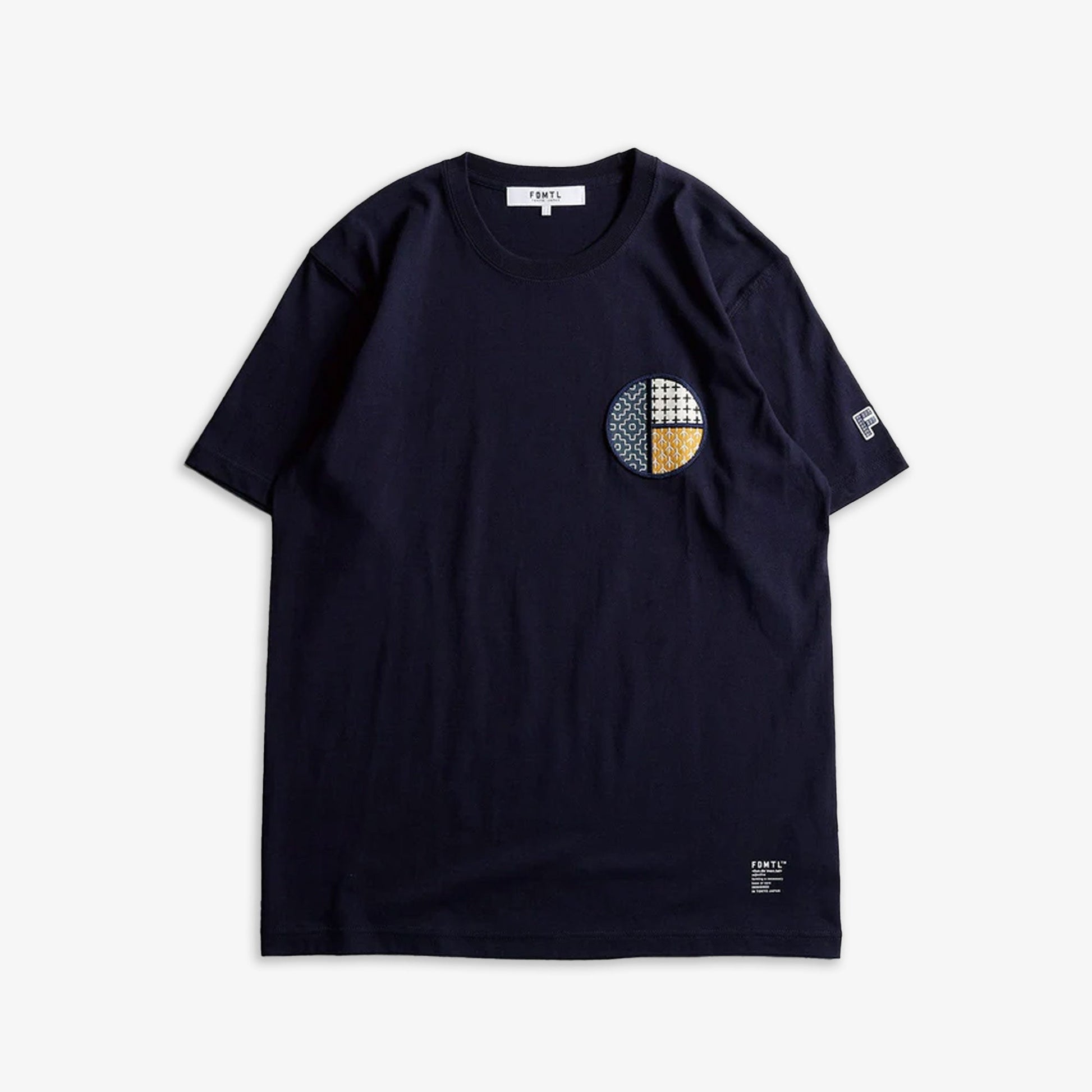 FDMTL | CIRCLE PATCH TEE  { BLUE