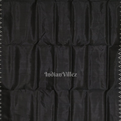 Green Double Border Pasapali Odisha Ikat Khandua Silk Saree